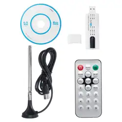 LEORY USB 2,0 DVB-T/DVB-T2 ТВ приемник тюнер dvb T/C/T2 + FM + DAB HD ТВ стерео двухканальный звук Hi-Скорость