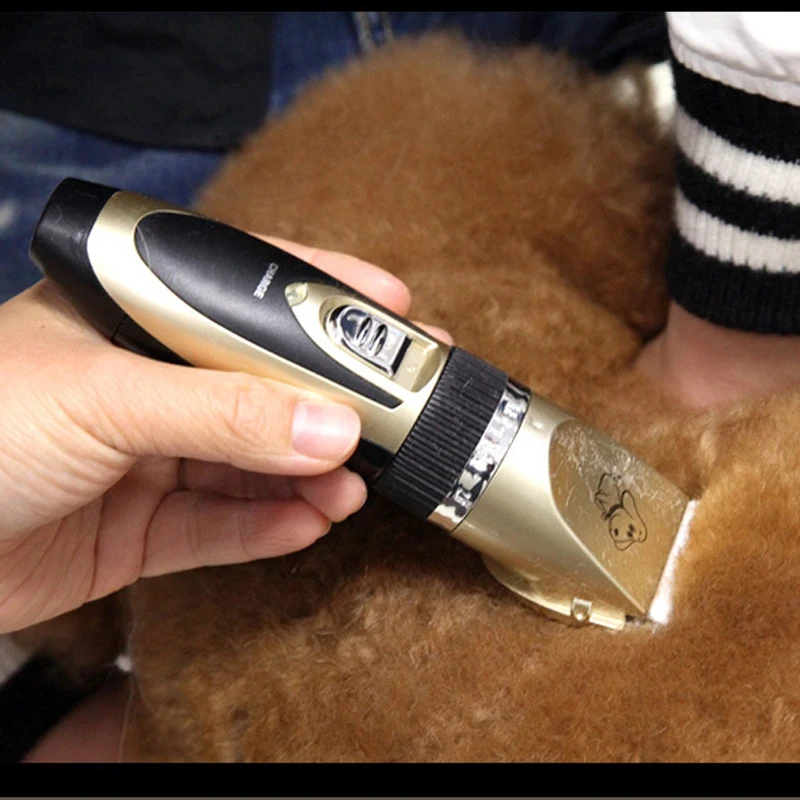 Триммер для собак волос с низким уровнем шума кусачки для шерсти домашних животных для Удаления Резак машинка для груминга домашних животных электрическая машинка для стрижки волос перезаряжаемый триммер для волос