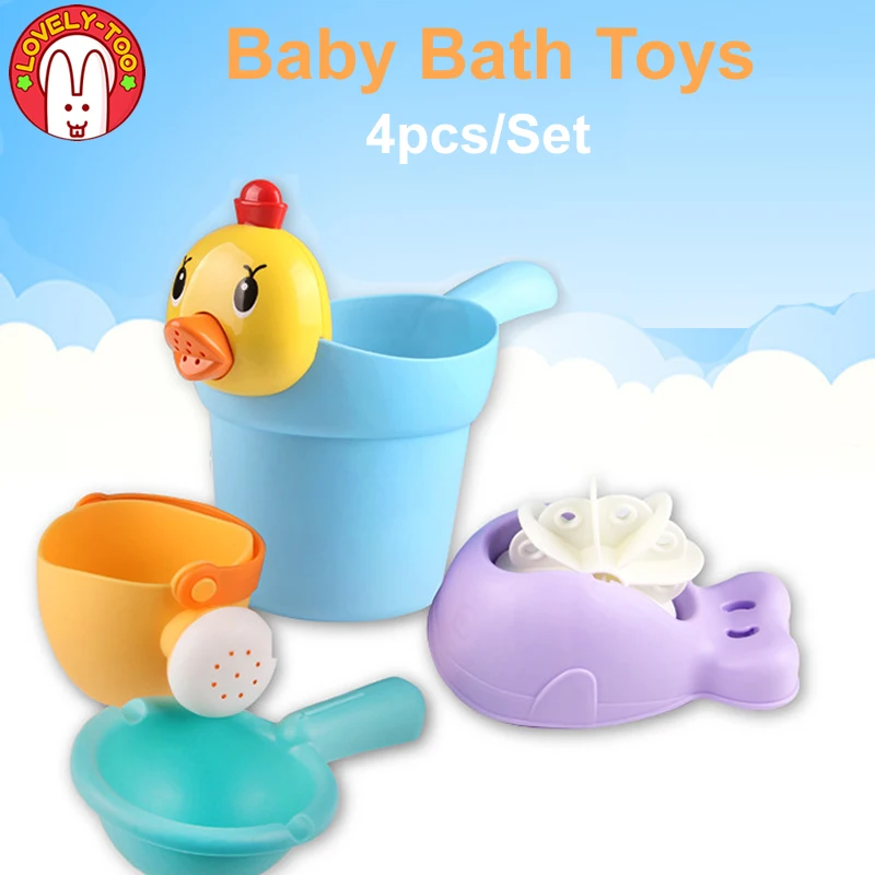Baby Bath Toy Kids Beach Sand Bubber Showers Bathtub Bathing spouts