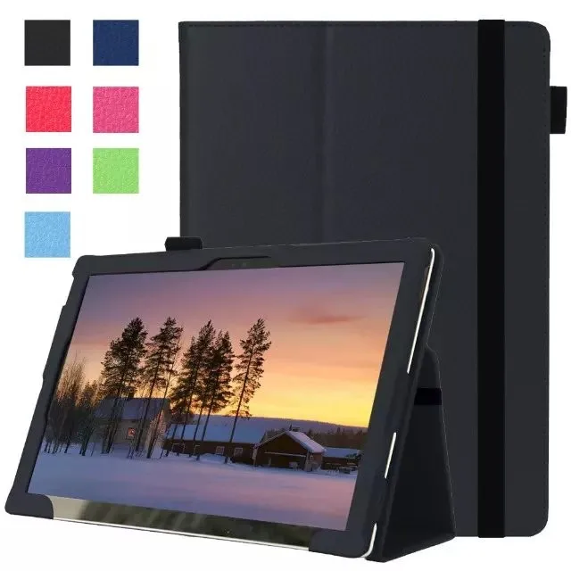 Чехол-книжка серии Litchi для Microsoft Surface Pro 3 чехлы-подставки из искусственной кожи 4