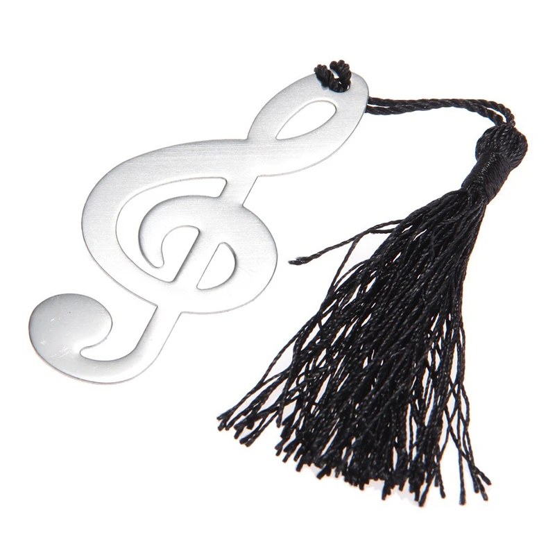 

Fashion Music Note Alloy Bookmark Novelty Document Book Marker Label Stationery