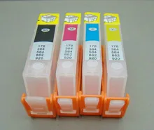 4pcs for HP564 for hp 564 refillable Ink cartridge for hp 3070A 5510 6510 3520 4620 5520 5514 B109a B109n B110a B209a B210a 4pcs for HP564 for hp 564 refillable Ink cartridge for hp 3070A 5510 6510 3520 4620 5520 5514 B109a B109n B110a B209a B210a