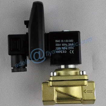 

PU220-04 with timer Normally Closed Brass Direct Drive Type AC220V Water Solenoid Valve