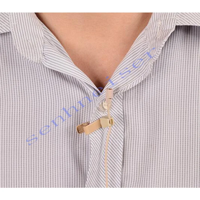 Senhneiser 100PCS skin color Lapel microphone in D1 plug (100PCS/ lot ) free shipping N2-1 | Электроника