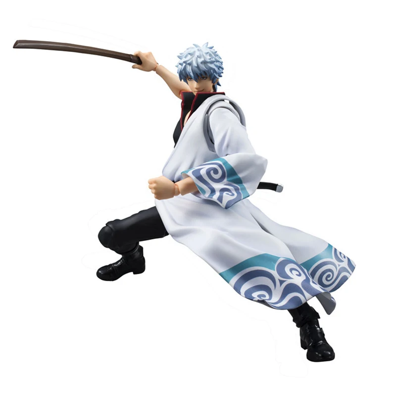 18CM GINTAMA Figure Sakata Gintoki Shimura Shinpachi Kagura Figure VAH Variable VAH HEROES PVC Action Figure Model Toys (4)