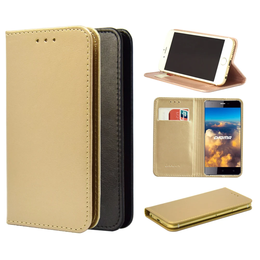 

LIHAIJUN Luxury Book Wallet PU Leather Flip Case Stand Card Holder Case Cover For Digma VOX Flash S503 4G S501 S504 S505 3G