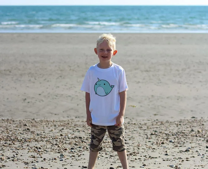 

Youth Sea Unicorns Shirt Boys Girls Unisex Narwhal TShirt Letter Graphic T Shirt Children Short Sleeve Tee Shirt Toddler Tees