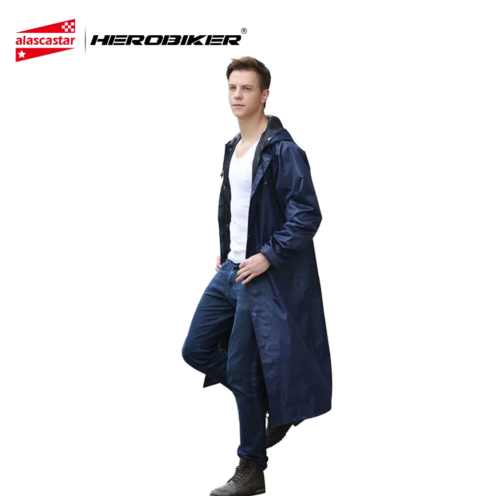 

HEROBIKER Motorcycle Raincoat Single-layer Rain Suits Motorcycle Waterproof Jacket Waterproof Motorcycle Impermeable Raincoat
