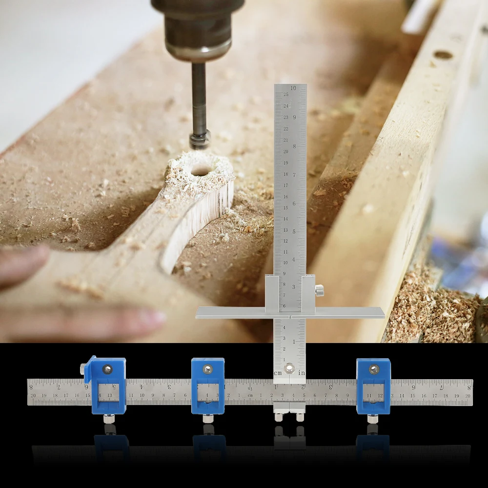 

High Strength And Hardness Professional Tools Aluminium Alloy Punch Locator Woodworking Tool Z35
