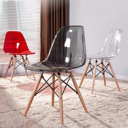 YINGYI Envío Libre Moderno Silla de Comedor Sin Brazos De Plástico ... YINGYI Envío Libre Moderno Silla de Comedor Sin Brazos De Plástico ...
