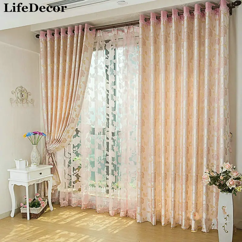 Special high end living room bedroom window curtains den restaurant