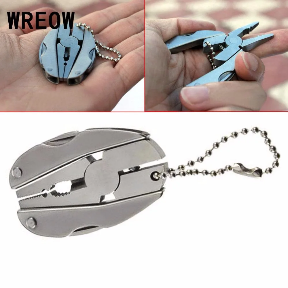 

Multi-function Mini Folding Pocket Keychain Turtle Plier Stainless Steel Outdoor Camping Hiking activities Tool Hand Tool