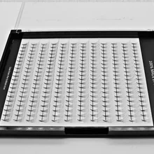 Новая Большая емкость 8D цветение ресниц эффект объема накладные ресницы вентиляторы русский объем отдельные пучки ресниц Накладные ресницы из норки