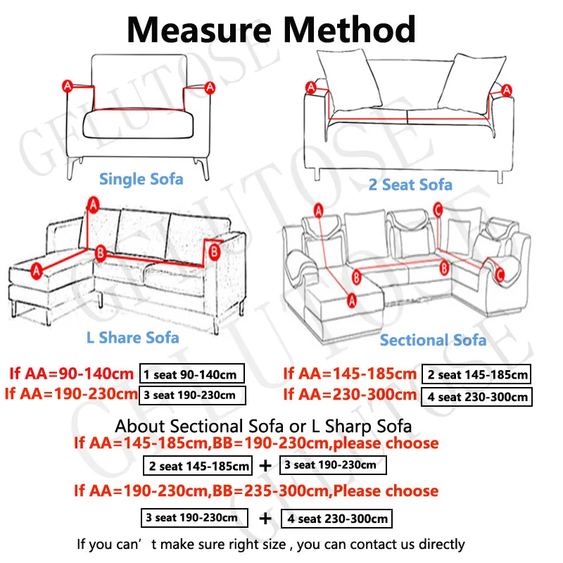 Spandex Printing Sofa Cover Modern Elastic Polyester Couch Sofa Slipcovers Chair Furniture Protector Living Room 1/2/3/4 Seater