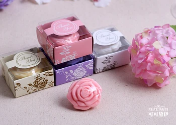 

20PCS Wedding Favors Party Gifts Bride Baby Shower Rose Soap Guests Souvenirs