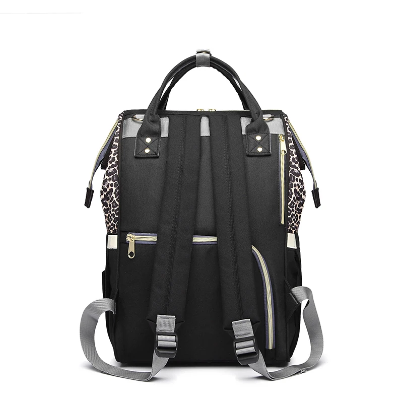 lequeen leopard diaper bag