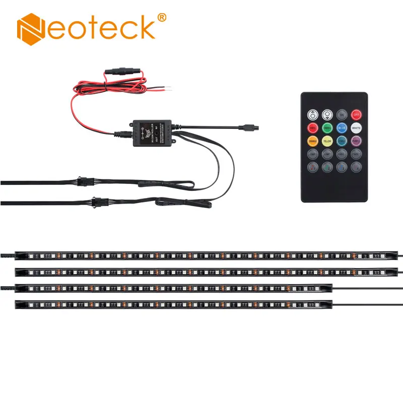Neoteck DC 12 V музыкальный пульт Управление RGB полосы света 5050SMD Авто