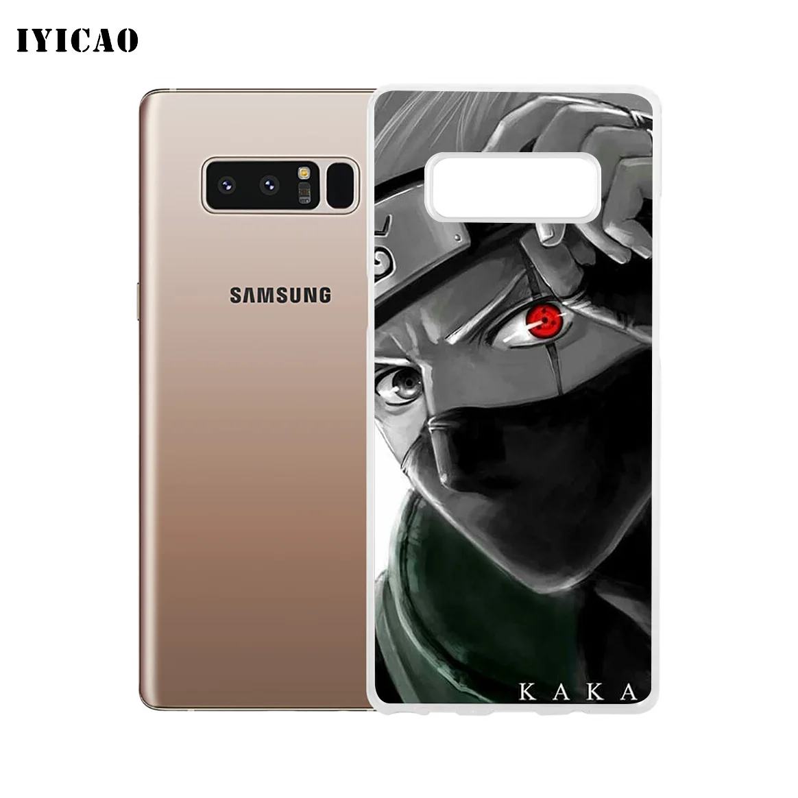 IYICAO Naruto Kakashi Guy Мягкий силиконовый чехол для телефона Samsung A5 A6 Plus A7 A8 A9 J3 J5 J7 Note 8 9 TPU