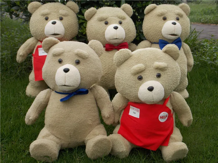 

Original Super Quality TED Bear Cute Soft Movie Cartoon Stuffed Animal Plush Toy Birthday Gift Children Kids Gift