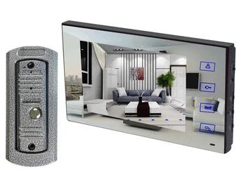 

XINSILU Mirror Panel 7" TFT Color Video door phone Intercom Doorbell System Kit 700TVL IR Camera Doorphone Monitor Speakerphone