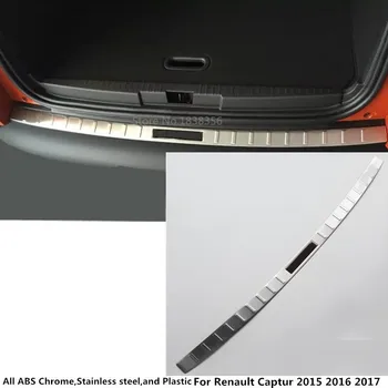 

For Renault Captur 2015 2016 2017 2018 Stainless Steel Internal Built Rear Back Bumper Trim Plate Trunk Frame Threshold Pedal