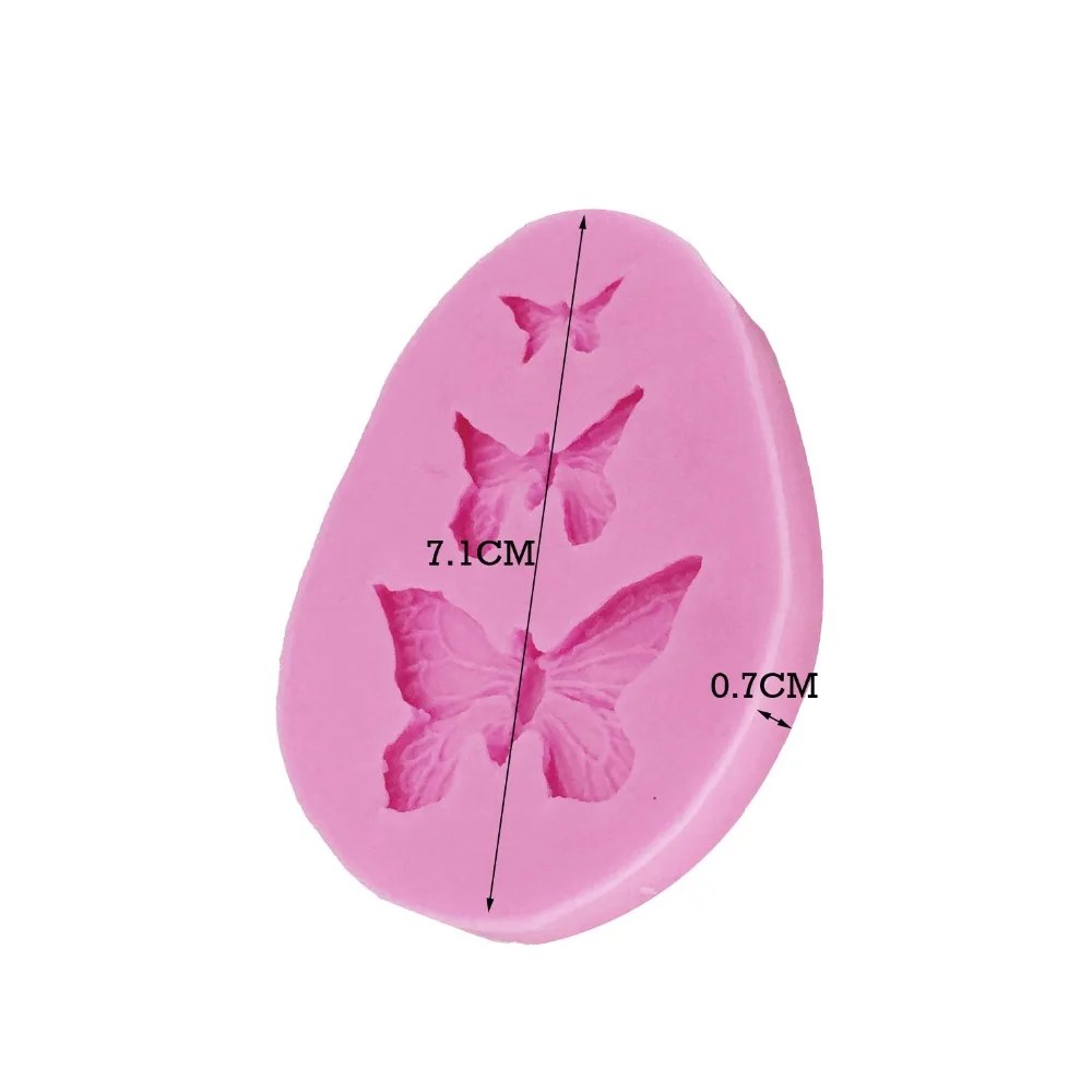 1 шт 3D силиконовая форма в виде бабочки Маффин сладкие конфеты Желе помадка торт форма для шоколада сделай сам Ремесло Инструменты для свадебного декора