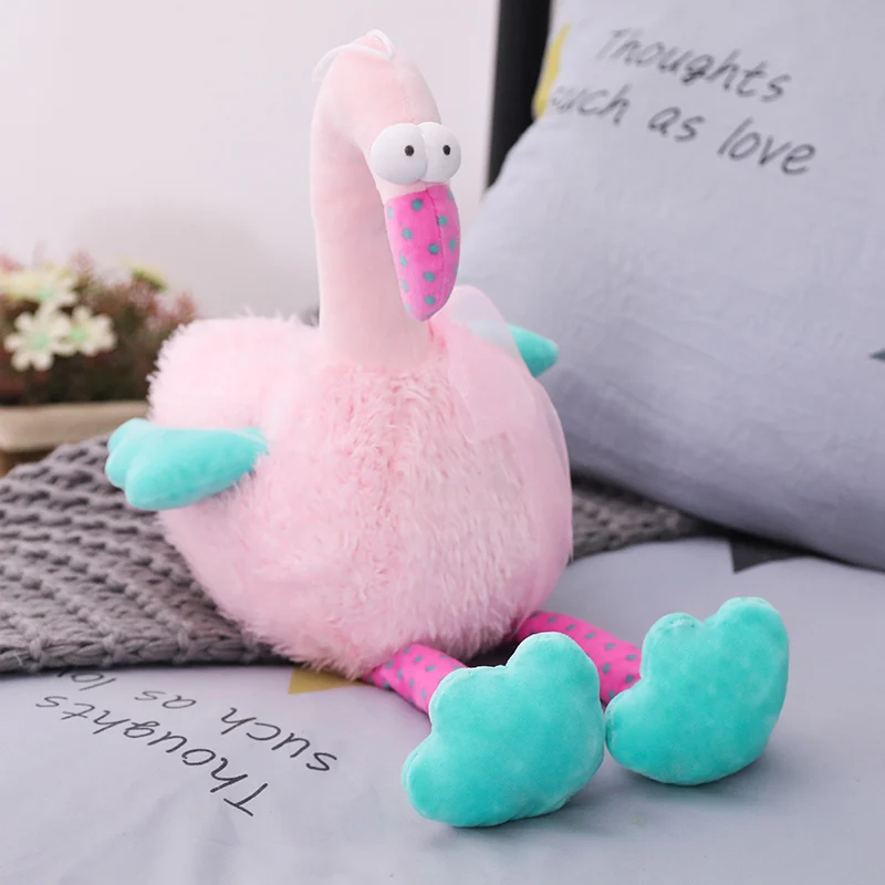 big flamingo stuffed animal