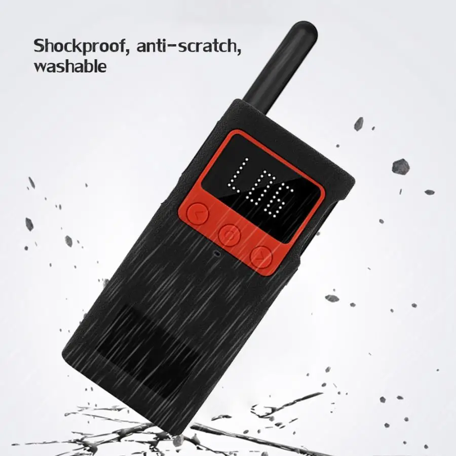 anti-fall High Quality Shockproof Anti-slip Protective Silicone Cover Case For Xiaomi Walkie Talkie