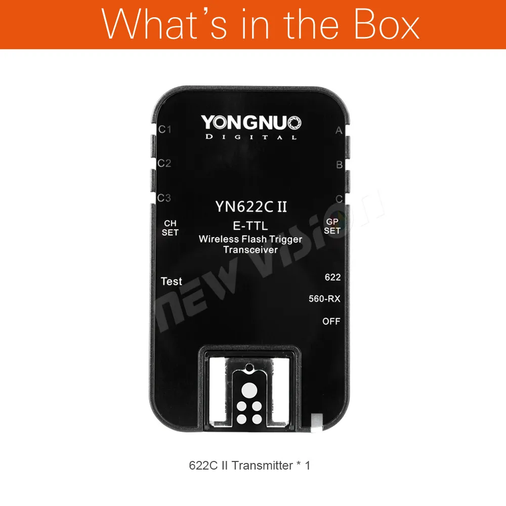 Yongnuo YN622 YN-622C II TTL Flash Trigger flash trigger with HSS for Canon