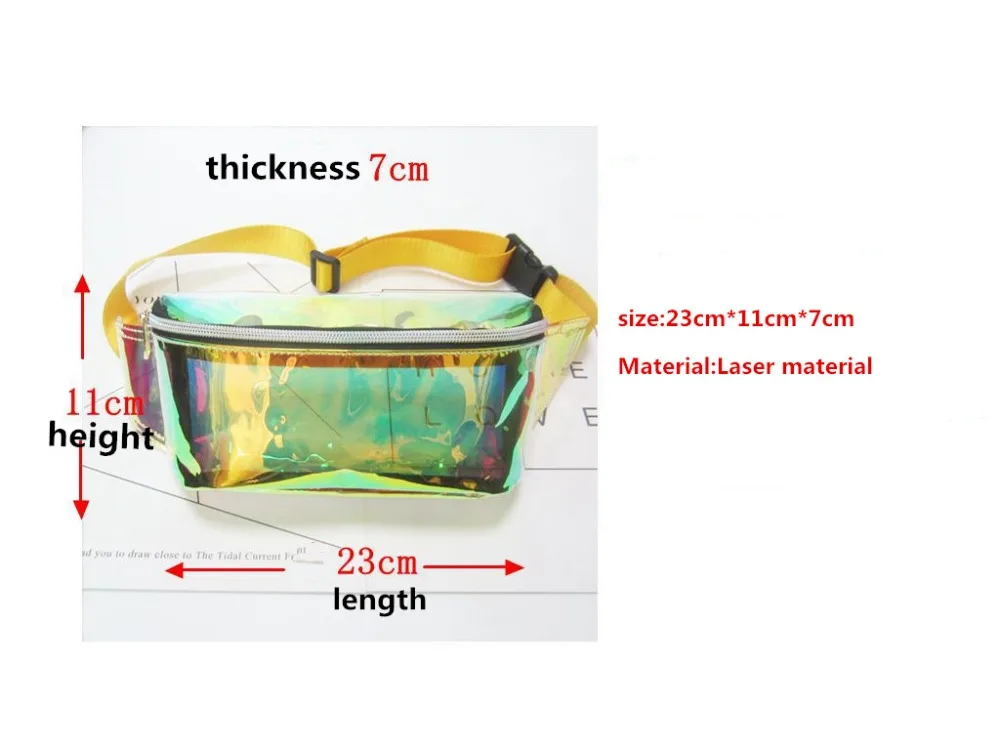 LXFZQ поясная сумка для женщин, лазерный кошелек, полупрозрачная Светоотражающая нагрудная поясная сумка, женская сумочка на ремне поясная сумка для ног, поясная сумка