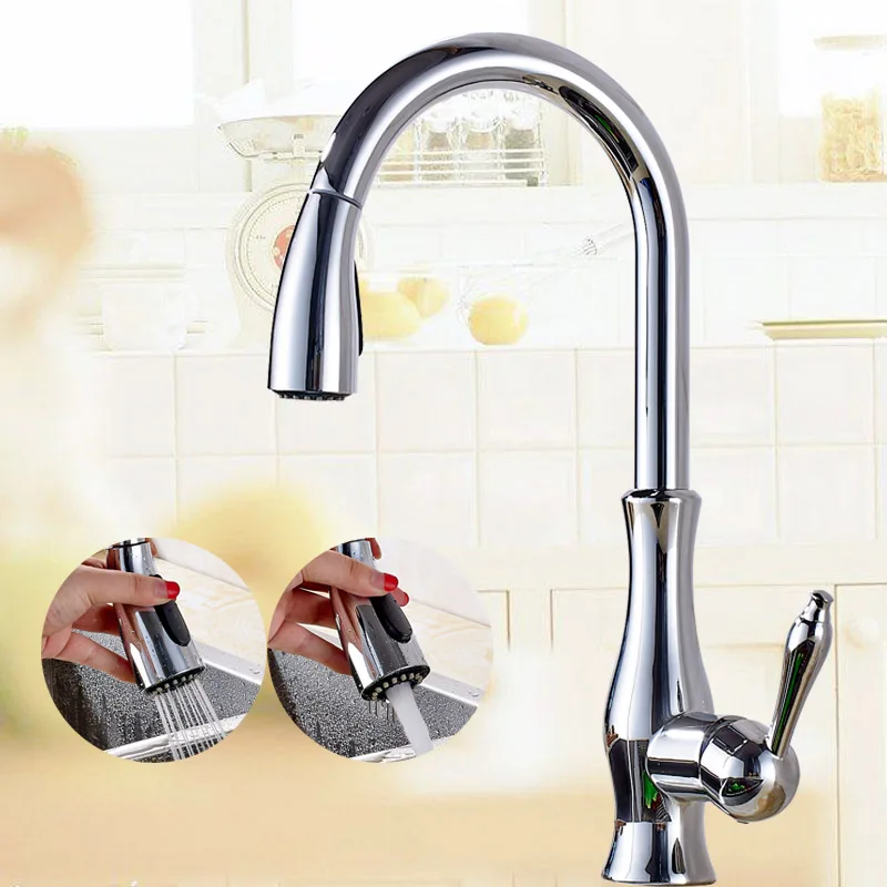 Chrome kitchen Tap