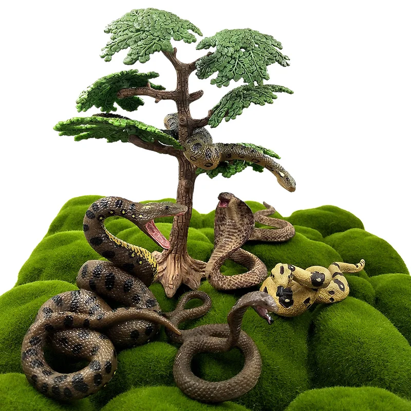 Small Artificial Snakes Figurine