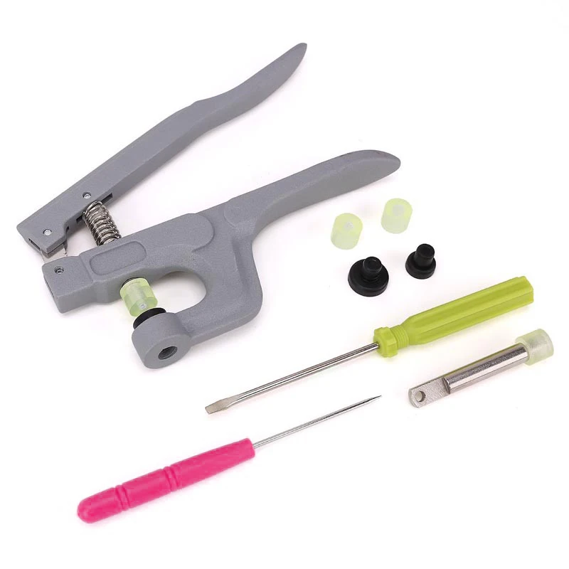 

T3 / T5 / T8 Plastic Resin Snap Button Installation Tool Hand Pressure Clamp Button Clamp Pressure Deduction