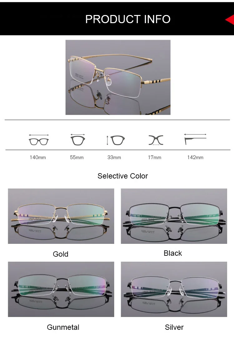 Ясно Чистый титановая оправа для очков для мужчин близорукость очки Бизнес Стиль Сверхлегкий оправы для очков одежда высшего качества