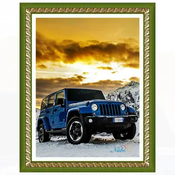 

Square diamond mosaic painting diamond embroidery cross stitch automobile - 5d diy full rhinestones icons kits 595KK