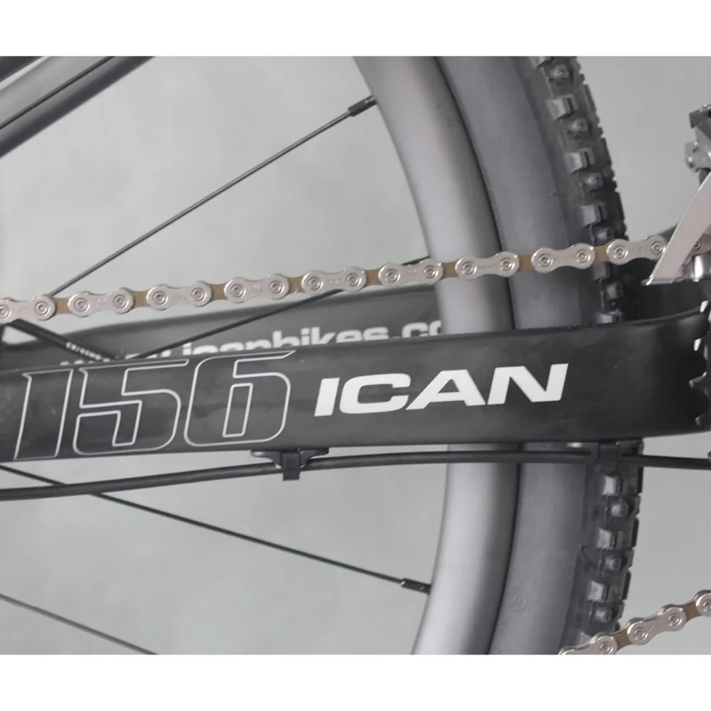 Flash Deal ICAN 27.5er Carbon Double Suspension Bicycle 650b Mountain Bike with shima deore groupset size 16/18/20inch available 8