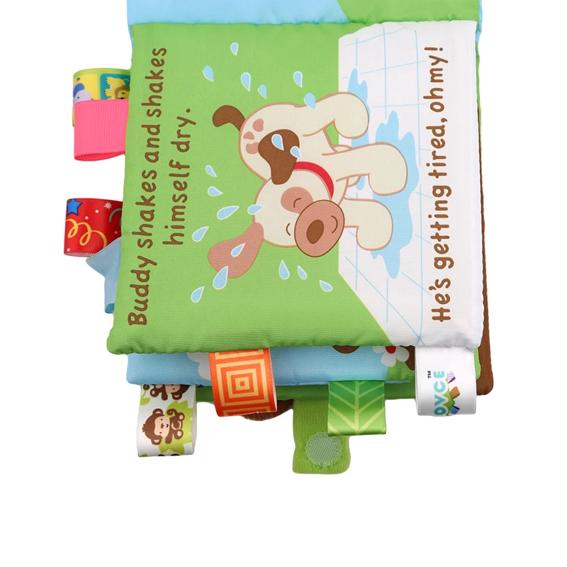 Harga Jjovce 8 Halaman Lembut Kain Buku Bayi Mainan Hewan Bersulam Bayi Baru Lahir Pengembangan Awal Buku Aktivitas Mainan Bayi 0 12 bulan