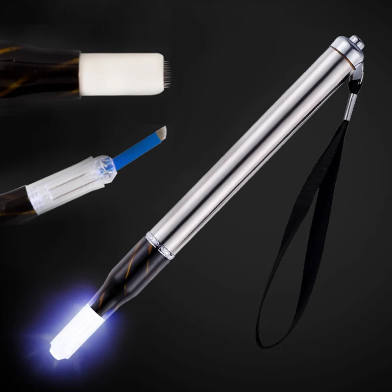 

Microblading 3D Pen With LED Light Multifunction Needle Blade Manuaal Tattoo Machine For Permanent Makeup Eyebrow Munsu Tebori