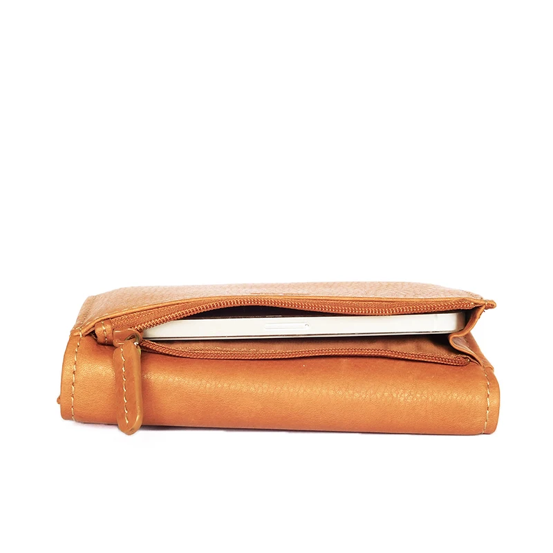 Women Wallet,Soft Cowhide Fold Purse 