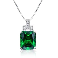 JQUEEN 3.6ct Nano изумруд Твердые 925 пробы серебряные кольца для женщин Brincos обручение обручальное кольцо квадратной огранки удивительные с коробкой