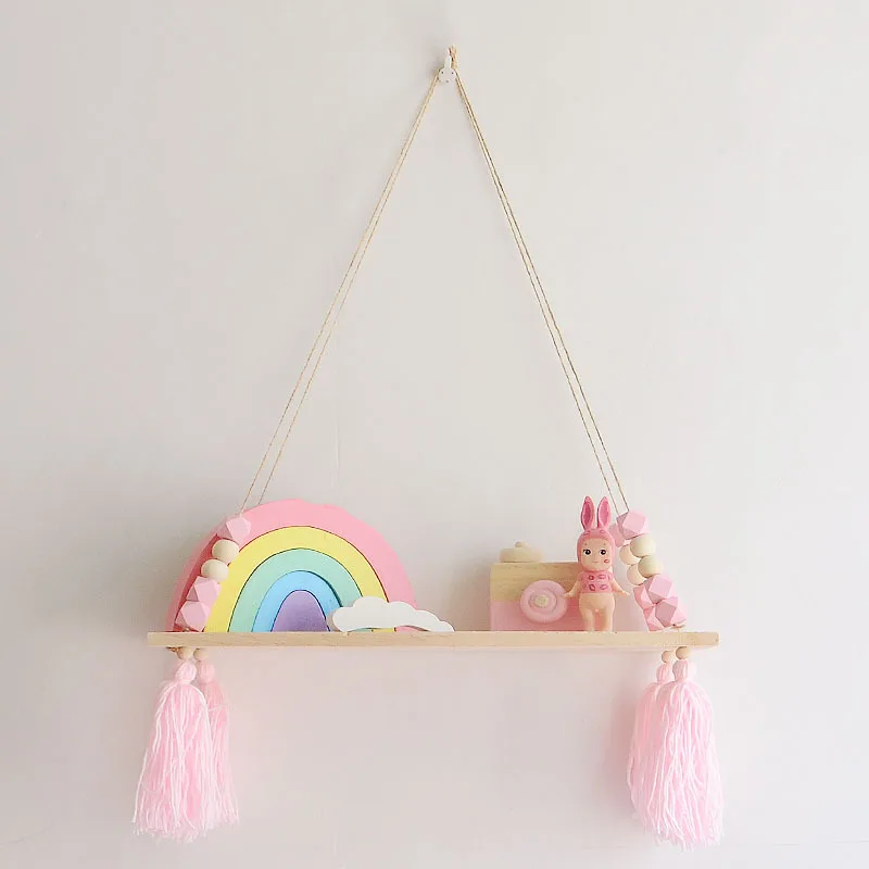 النمط الشمالي نوم جدار رفوف الخشب الخرز diy الأصلي رفوف جدار الجرف رفوف التخزين منظمة سوينغ ديكور المنزل النمط الشمالي نوم جدار رفوف الخشب الخرز diy الأصلي رفوف جدار الجرف رفوف التخزين منظمة سوينغ ديكور المنزل