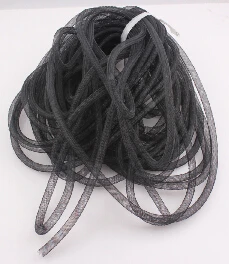 Диаметр 8 мм браслет сетчатый шнур трубка пластиковая чистая нить веревка шнур Сделай Сам ювелирный шнур фурнитура O106 - Цвет: B