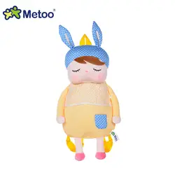 Животные мультфильм сумки Дети кукла плюшевый рюкзак игрушка детская сумка для детского сада Анжела Кролик Девочка Metoo рюкзак
