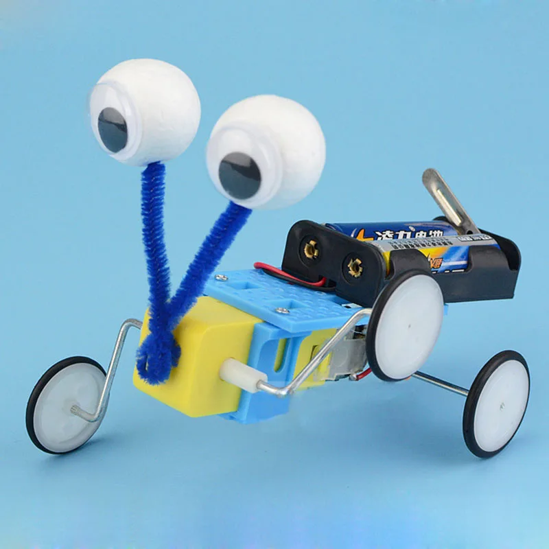  Diy Reptile Robot Animal Technological Invention Creative Electric Toy Handmade Assemble Toys Educa - 32992474675