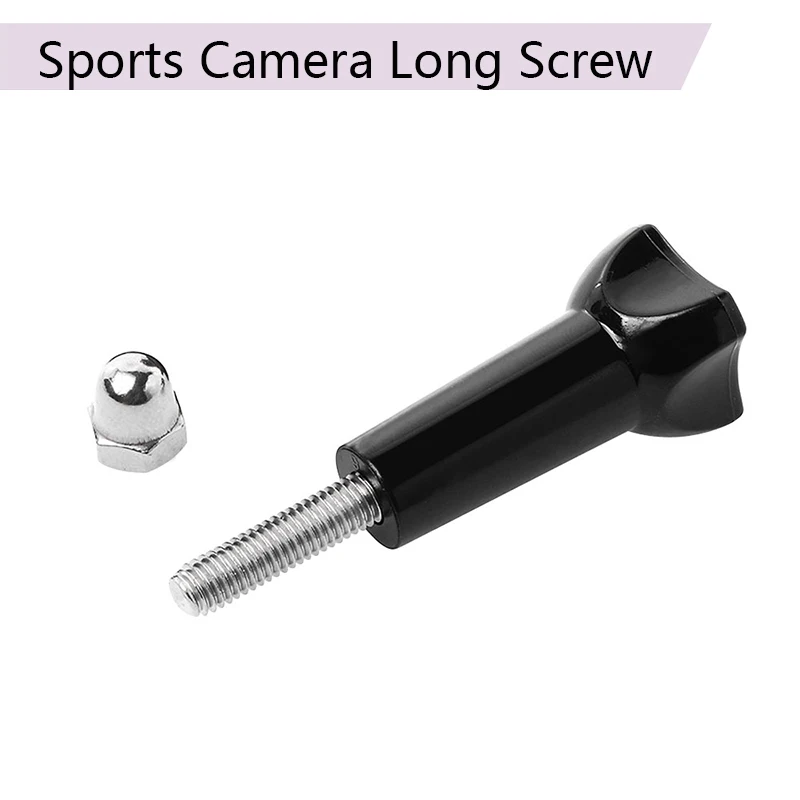 

CNC Aluminum Alloy Thumb Screw Mount Clip Bolt Nut Universal Long Screw for Gopro Hero 4/3+/3/2 Sport Action Camera Accessories