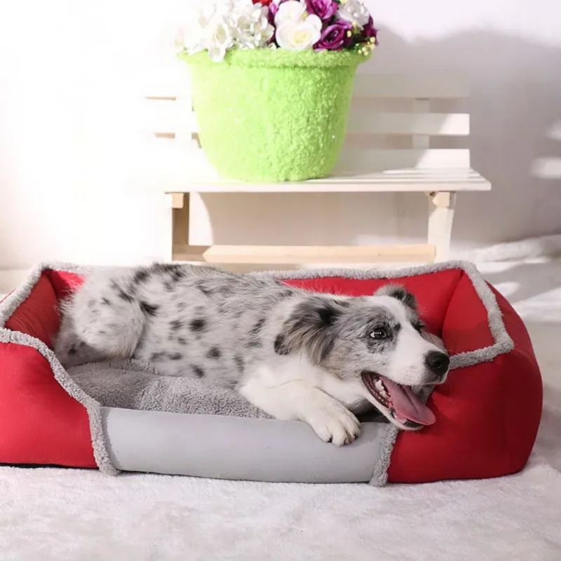 Urijk Soft Dog Bed Sofa Nest Pet Separable Dog Bed Warm Cotton Dog
