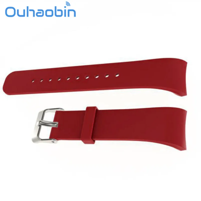 Ouhaobin Роскошные Силиконовые часы замена ремешок для samsung gear Fit2 Pro фитнес подарок Oct