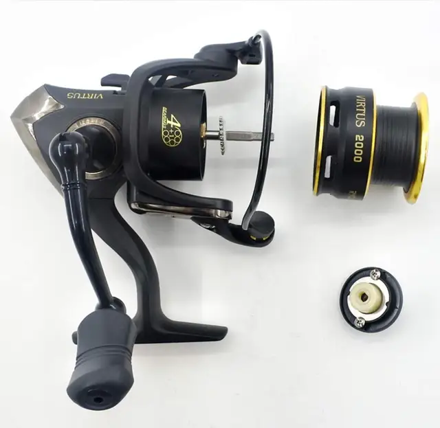 Original RYOBI fishing reel VIRTUS spinning reel 4+1 bearings 5.0:1/5.1:1  Ratio 2.5KG-7.5KG Power Japan reels with CNC handle