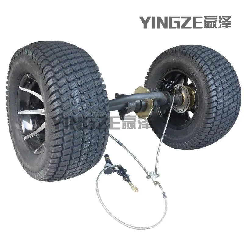 

DIY Four Wheel GO KART KARTING ATV UTV Buggy Transmission Rear Axle Differential With 12" Wheel Rim