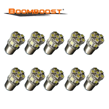 

10pcs Pure White Car 1156 BA15S 13SMD 5050 13LED Car LED Parking Signal Turn Lights Brake Tail Lamps Auto Rear Reverse Bulbs 12V
